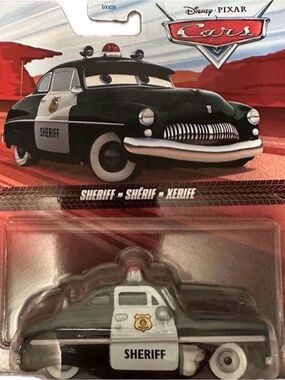Disney Pixar Cars Sheriff Die-Cast Vehicle - Black and White